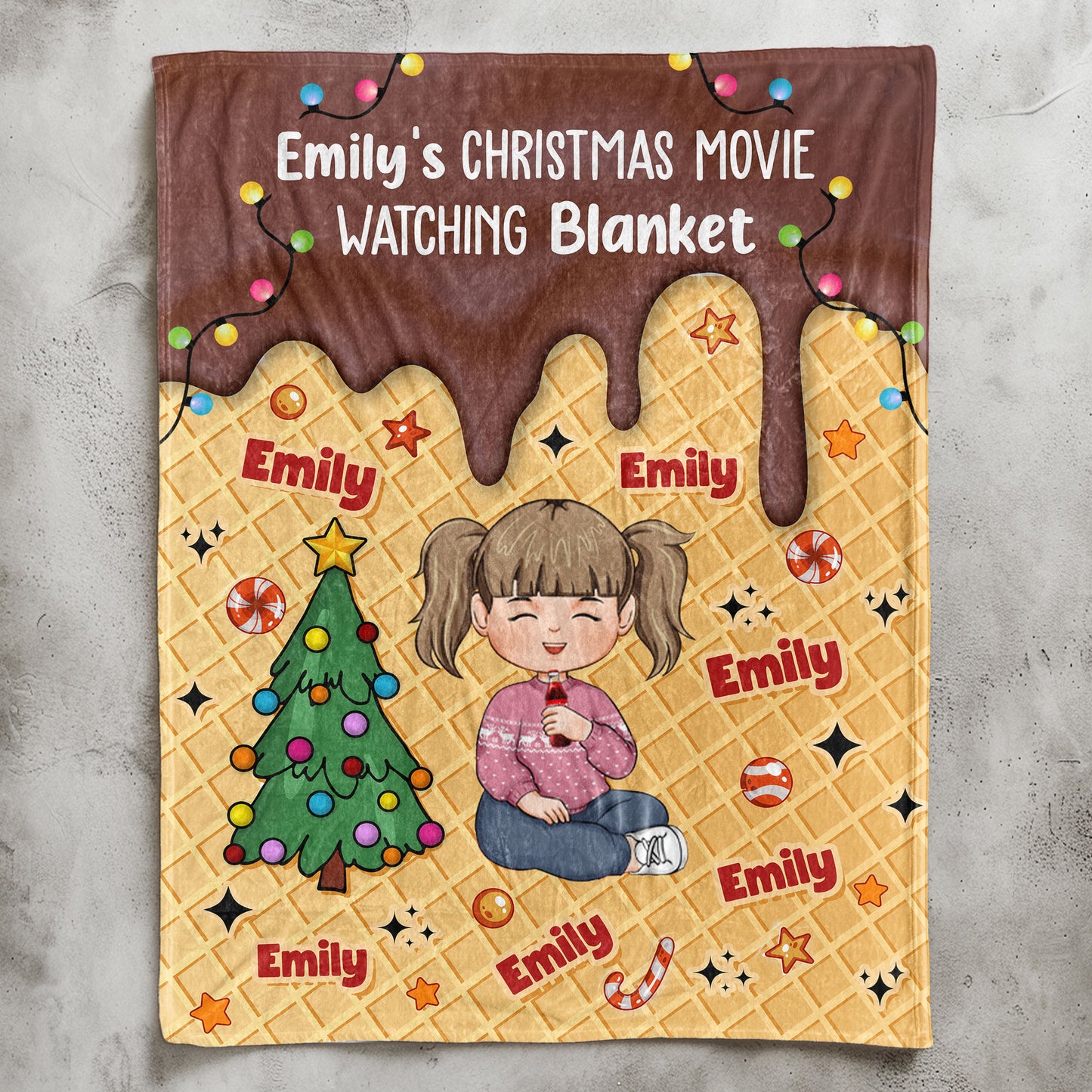 My Christmas Movie Watching Blanket - Gifts For Kids - Personalized Blanket