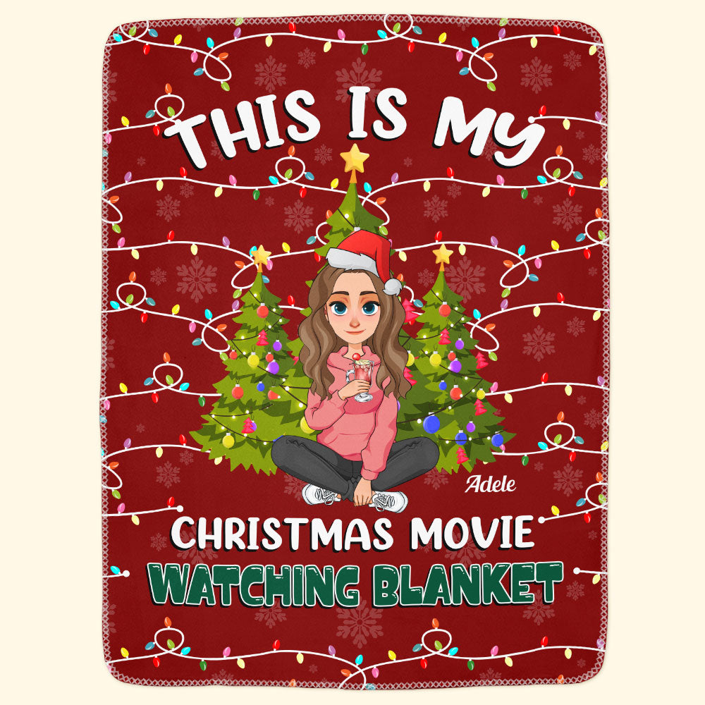 My Christmas Movie Watching Blanket - Personalized Blanket