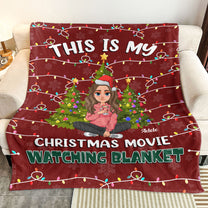 My Christmas Movie Watching Blanket - Personalized Blanket