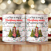 My Christmas Movie Watching Mug - Personalized Accent Mug