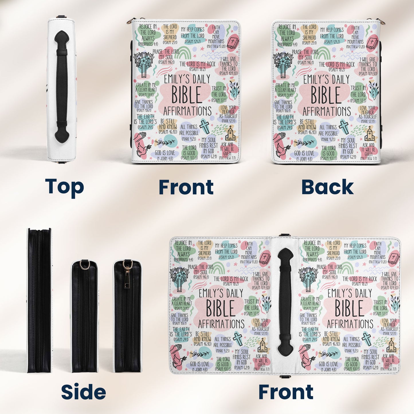 My Daily Bible Affirmations - Personalized Bible Cover