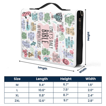 My Daily Bible Affirmations - Personalized Bible Cover