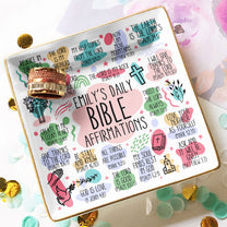 My Daily Bible Affirmations - Personalized Jewelry Dish