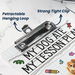 My Dog Ate My Lesson Plan Teacher Back To School - Personalized Acrylic Clipboard