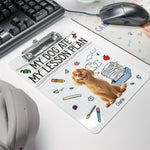 My Dog Ate My Lesson Plan Teacher Back To School - Personalized Acrylic Clipboard
