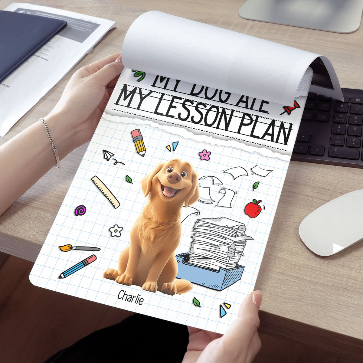 My Dog Ate My Lesson Plan Teacher Back To School - Personalized Acryli ...
