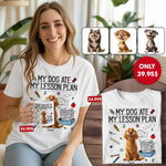 My Dog Ate My Lesson Plan Teacher Dog Mom - Custom Teacher Gift Set