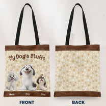 My Dog's Stuffs - Personalized Tote Bag