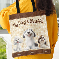 My Dog's Stuffs - Personalized Tote Bag