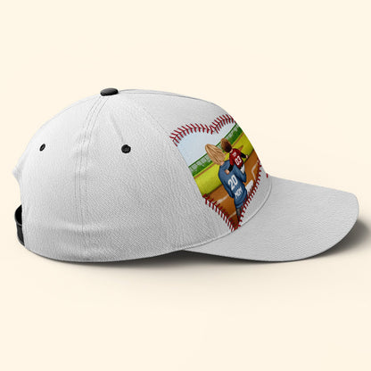 My Favorite Baseball Player Calls Me Mom - Personalized Classic Cap