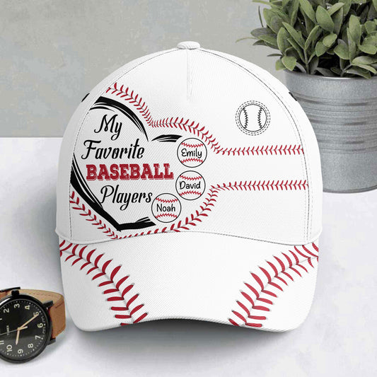 My Favorite Baseball Players - Personalized Classic Cap