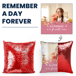 My Favorite Child - Custom Photo Sequin Pillow