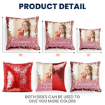 My Favorite Child - Custom Photo Sequin Pillow