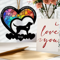 My Favorite Hello And My Hardest Goodbye - Personalized Suncatcher With Card