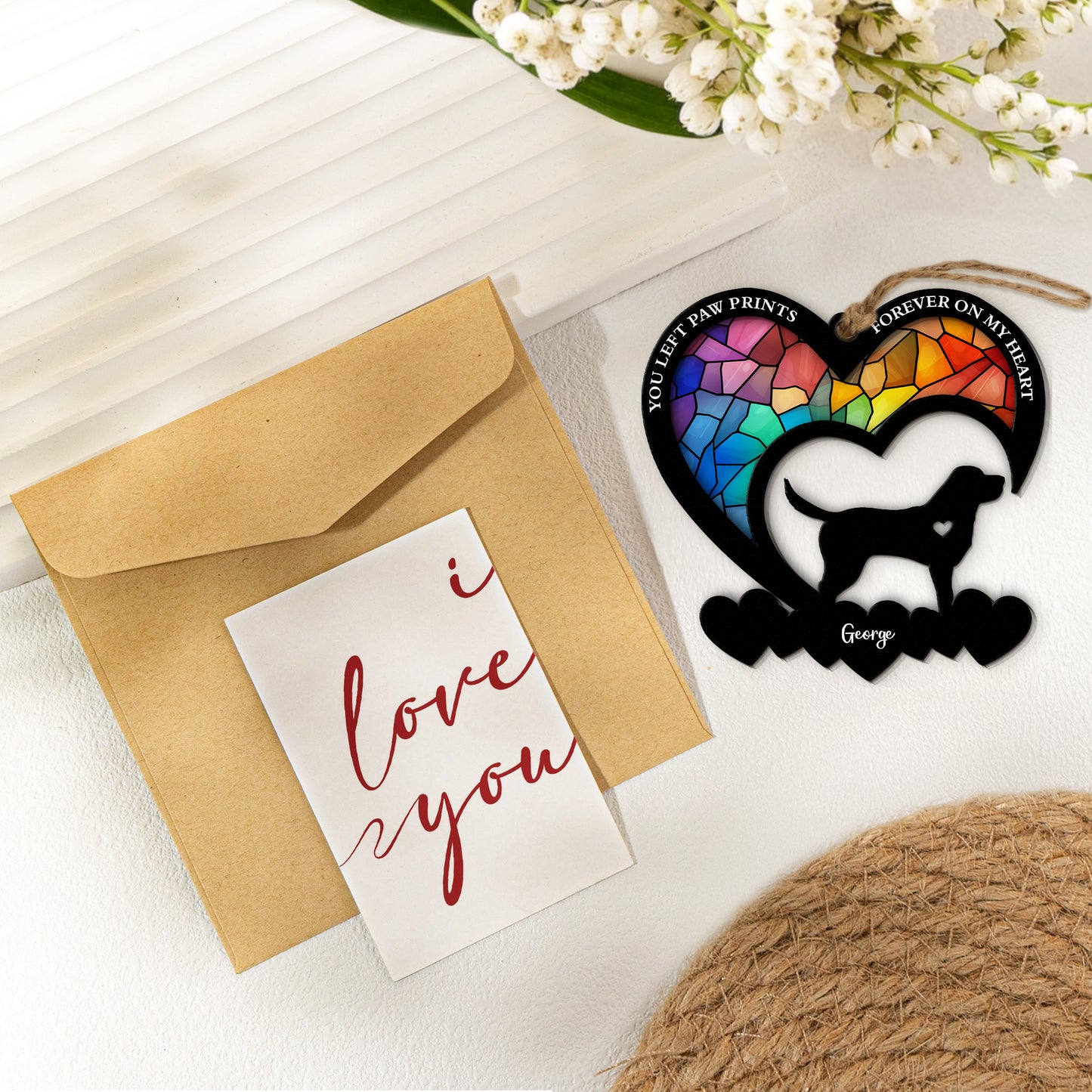 My Favorite Hello And My Hardest Goodbye - Personalized Suncatcher With Card