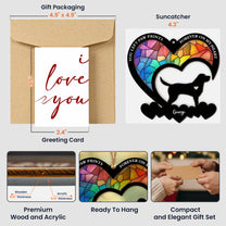 My Favorite Hello And My Hardest Goodbye - Personalized Suncatcher With Card