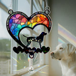 My Favorite Hello & Hardest Goodbye - Personalized Acrylic Suncatcher With Crystal Ball Prism