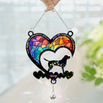 My Favorite Hello & Hardest Goodbye - Personalized Acrylic Suncatcher With Crystal Ball Prism