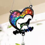 My Favorite Hello & Hardest Goodbye - Personalized Acrylic Suncatcher With Crystal Ball Prism