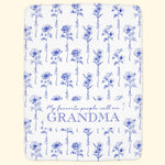My Favorite People Call Me Grandma - Personalized Blanket