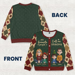 My Favorite People Call Me Grandma - Personalized Crewneck Cardigan