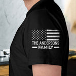 My Favorite People Call Me Papa, Dad, Kid, Grandkid Name Flag - Personalized Shirt