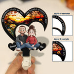 My Favorite Place In All The World - Personalized Wood And Acrylic Night Light