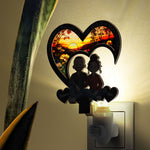 My Favorite Place In All The World - Personalized Wood And Acrylic Night Light