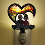 My Favorite Place In All The World - Personalized Wood And Acrylic Night Light