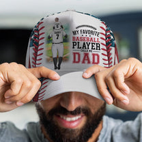 My Favorite Player Calls Me Dad - Personalized Classic Cap