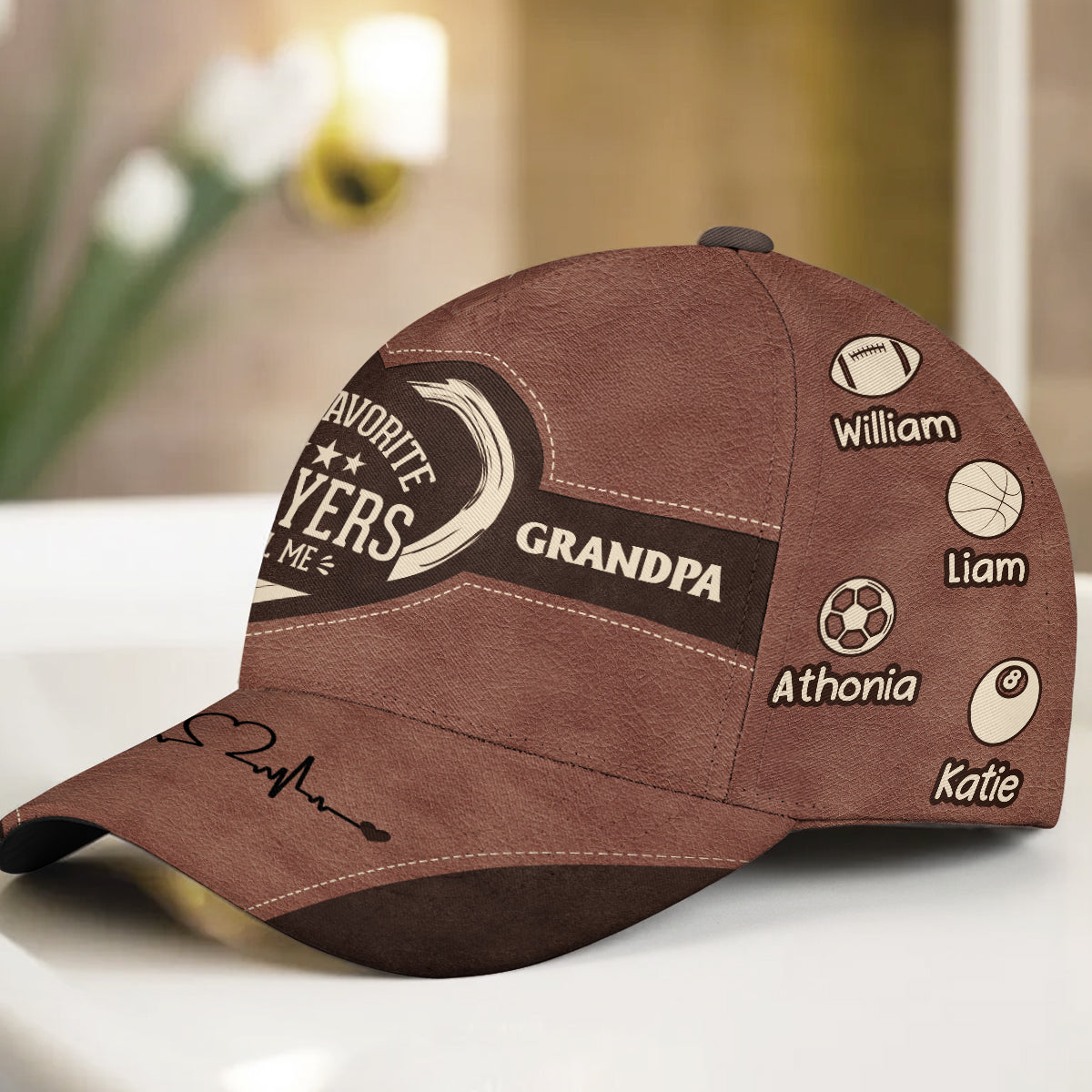 My Favorite Players Call Me Grandma - Personalized Classic Cap