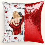 My Favorite Thing To Do Is You - Custom Sequin Pillow
