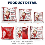 My Favorite Thing To Do Is You - Custom Sequin Pillow