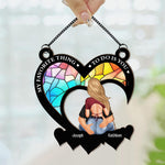 My Favorite Thing To Do Is You - Personalized Window Hanging Suncatcher Ornament