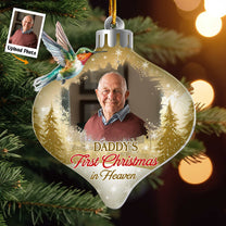 My First Christmas In Heaven - Personalized Acrylic Photo Ornament