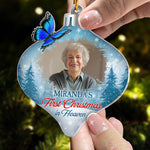 My First Christmas In Heaven - Personalized Acrylic Photo Ornament