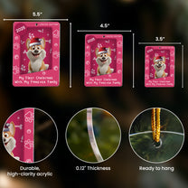 My First Christmas With My Forever Family - Personalized Acrylic Ornament