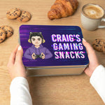 My Gaming Snacks - Personalized Cookie Tin Box