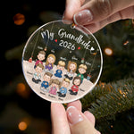 My Grandkids 2026 - Up To 16 Kids - Personalized Grandkid Ornament