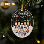 My Grandkids 2026 - Up To 16 Kids - Personalized Grandkid Ornament