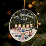 My Grandkids 2026 - Up To 16 Kids - Personalized Grandkid Ornament