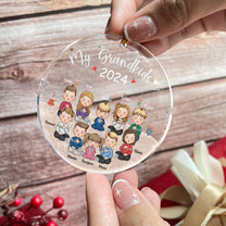 My Grandkids 2024 - Up To 16 Kids - Personalized Grandkid Ornament