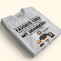 My Grandkids Are My Favorite - Personalized Shirt