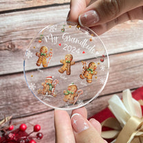 My Grandkids - Gingerbread - Personalized Acrylic Ornament