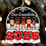 My Grandkids New - Personalized 2026 Shaped Acrylic Ornament
