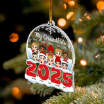 My Grandkids New - Personalized 2026 Shaped Acrylic Ornament