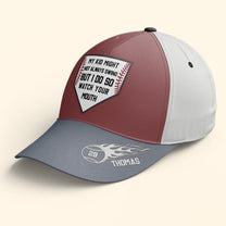 My Kid Might Not Always Swing - Personalized Classic Cap