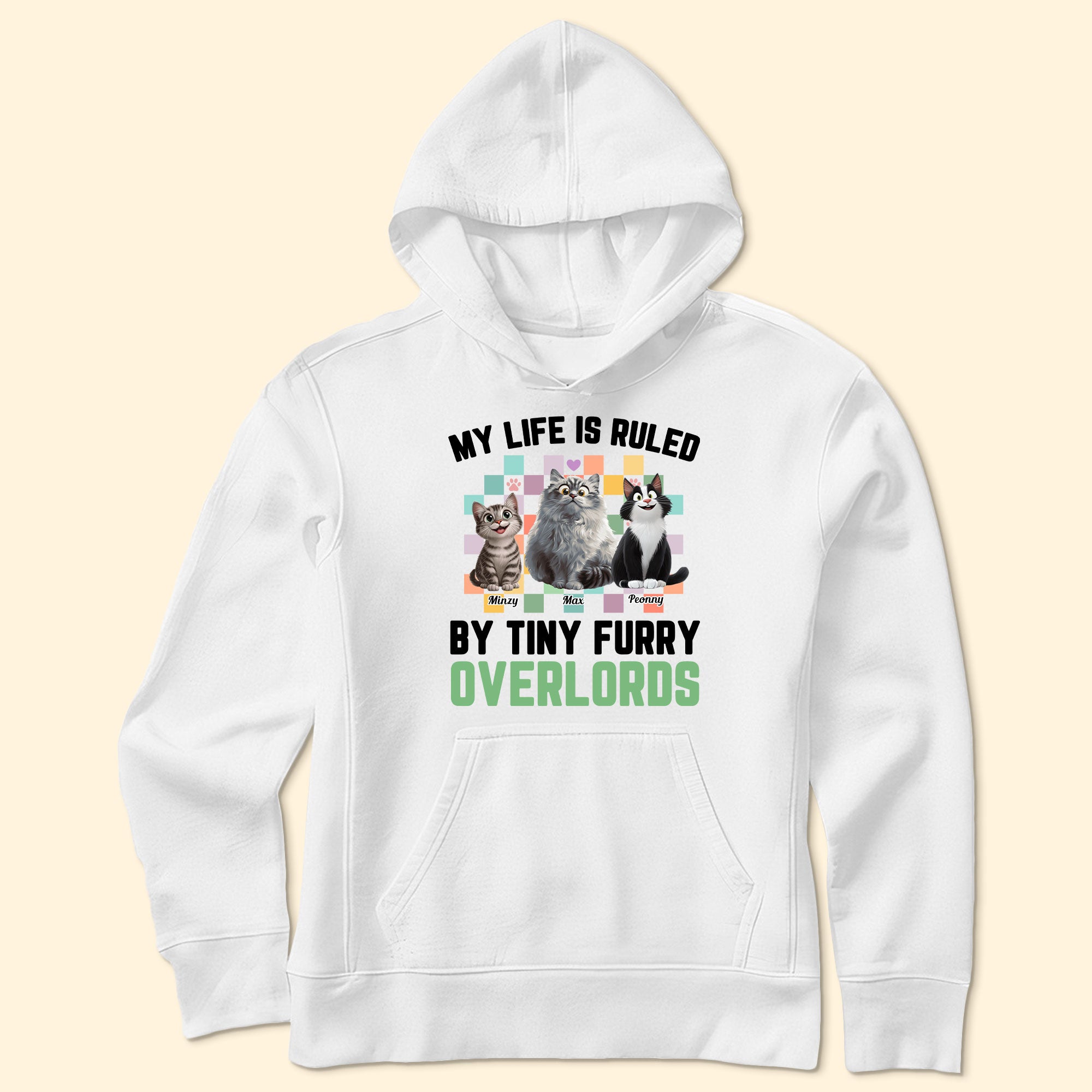 My Life Is Ruled By Tiny Furry Overlords - Personalized Shirt