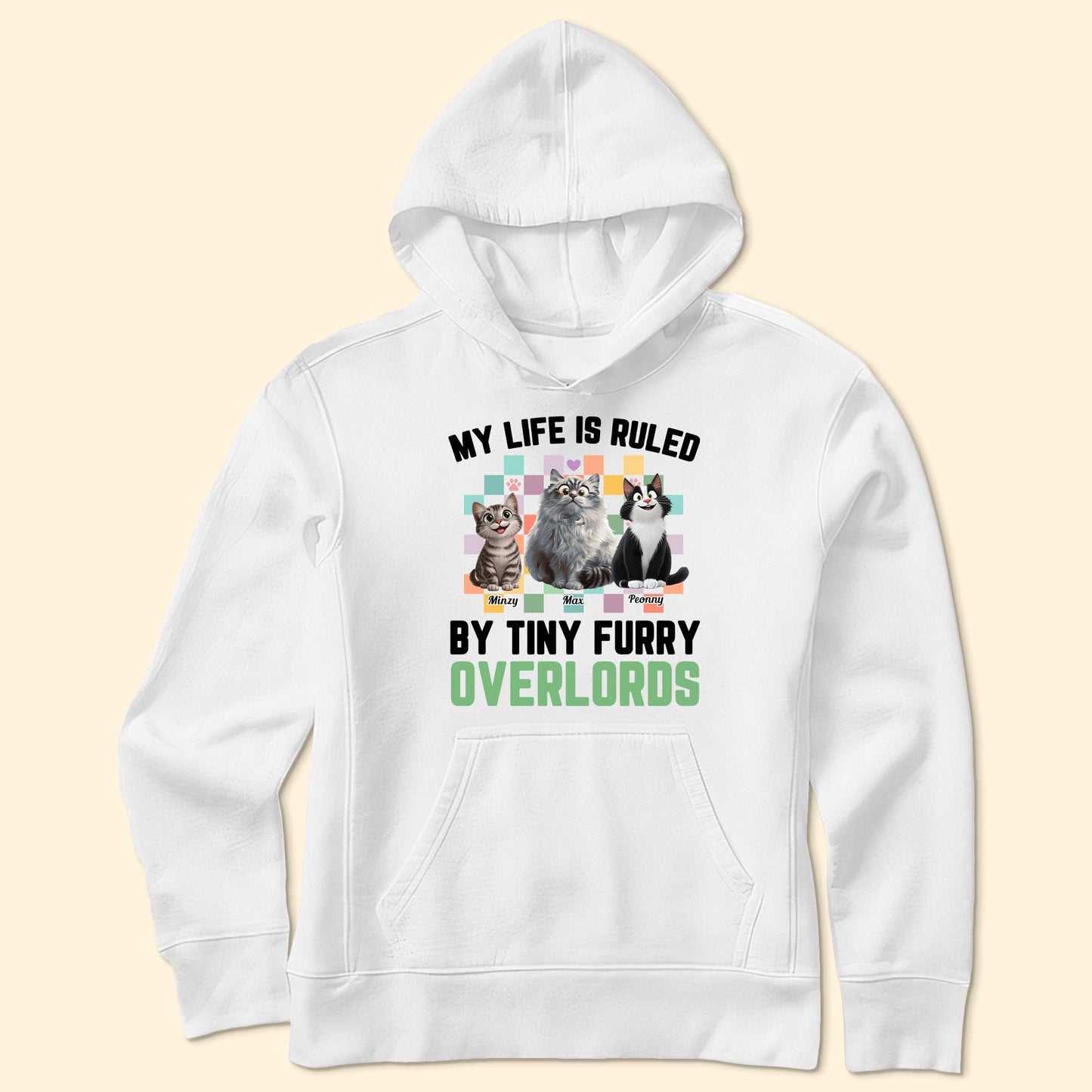 My Life Is Ruled By Tiny Furry Overlords - Personalized Shirt