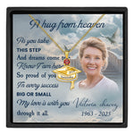 My Love With You - Personalized Photo Graduation Cap Pendant Necklace With Birthstone